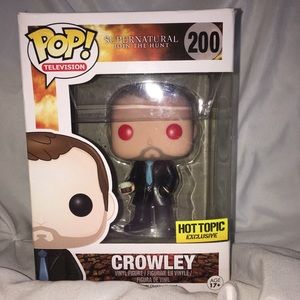 FUNKO POP Supernatural Crowley HotTopic Exclusive